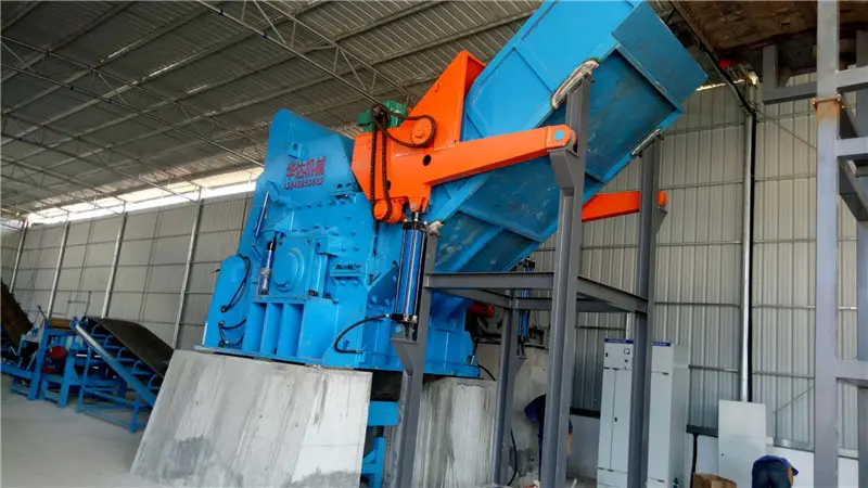 Scrap metal crushing and recycling production line04jso