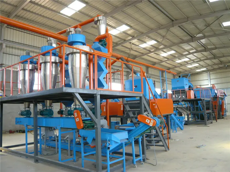 Waste Tire Broken Recycling Production Line15ape