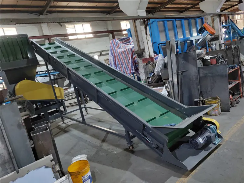 Waste plastic broken cleaning line042m3