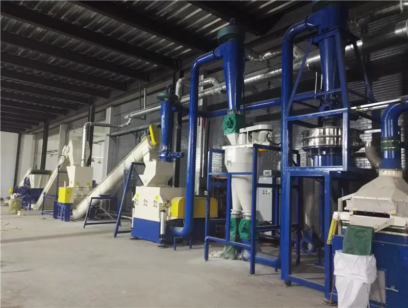 Waste circuit board crushing recycling production line10sey